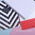 Office de papier personnalisé Spiral Notebook Personnalisé B5 / A5 / A6 / A7